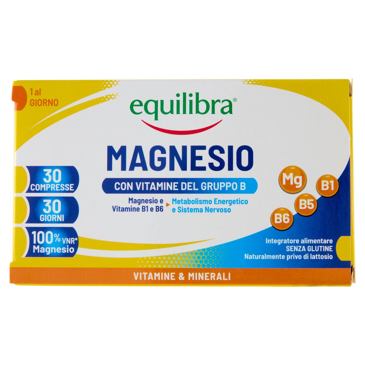 Integratore alimentare magnesio con vitamine del gruppo B 30 compresse