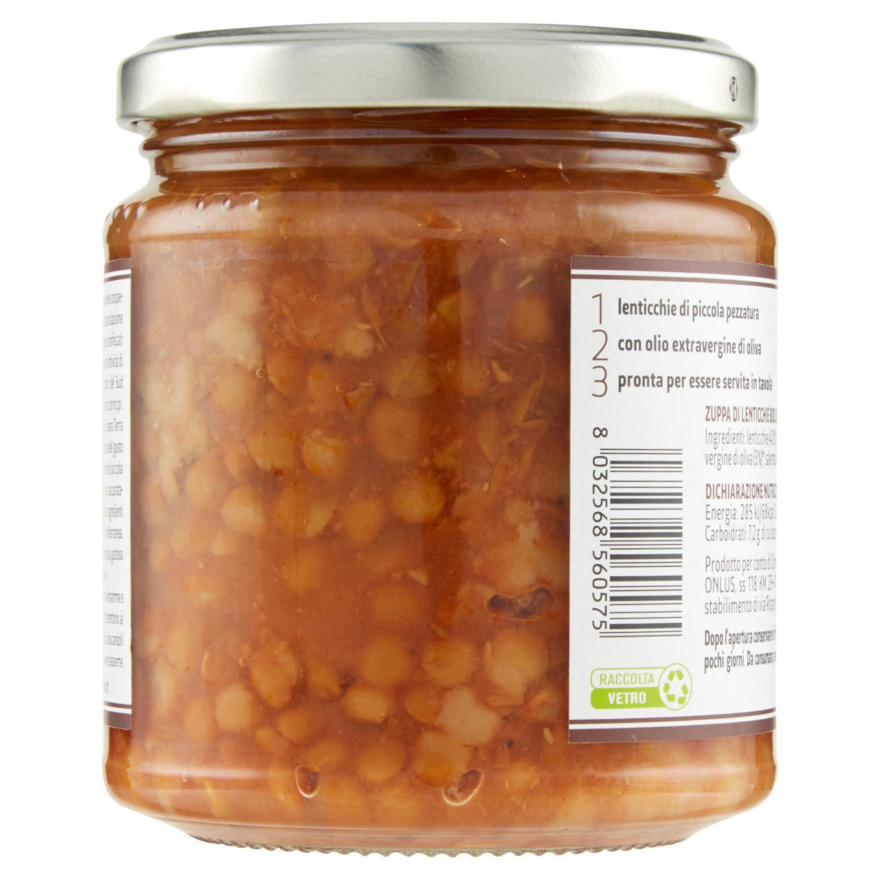 Zuppa di lenticchie bio con olio extra vergine di oliva 285 gr - Immagine 11