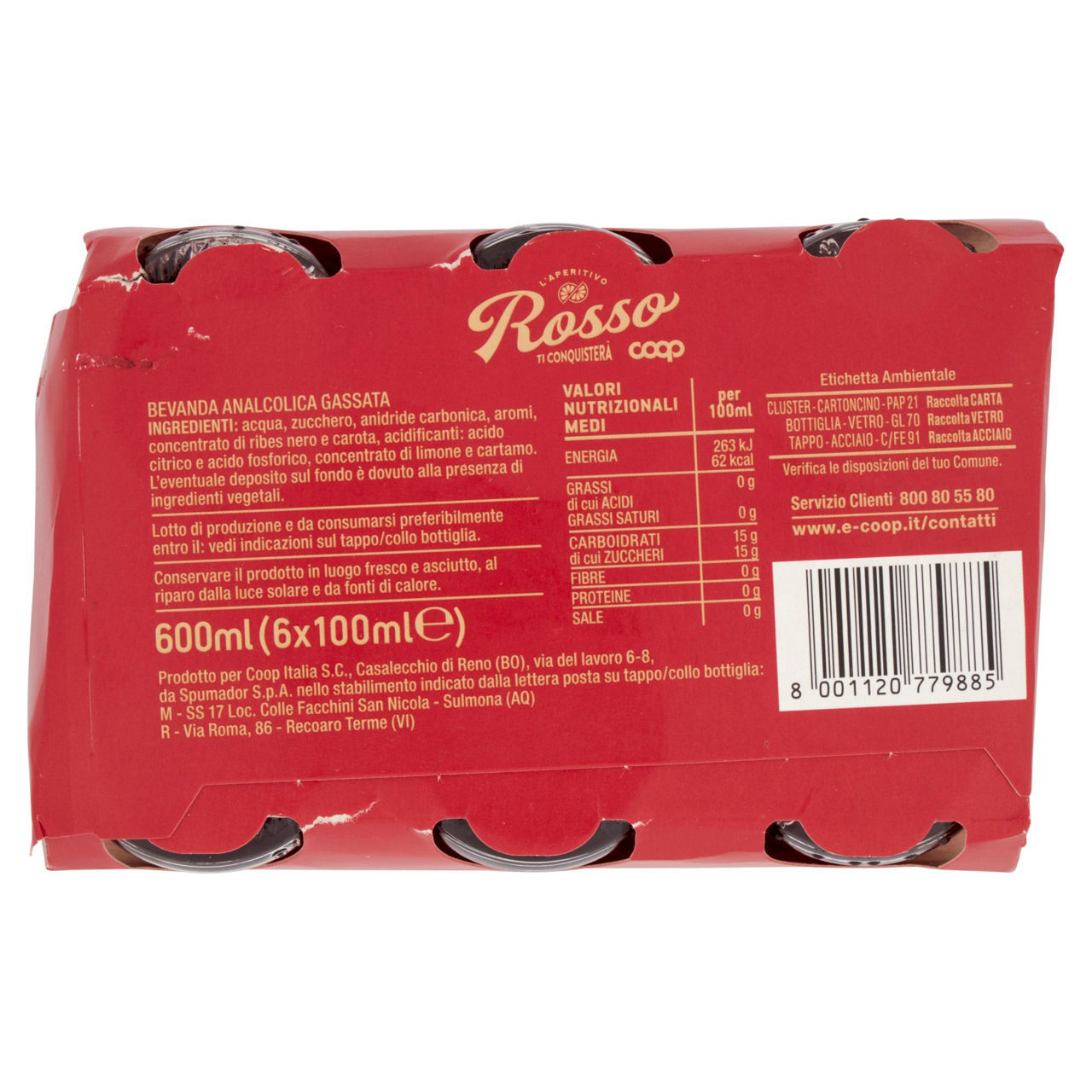 Aperitivo analcolico rosso 6 pz x 100 ml - Immagine 11