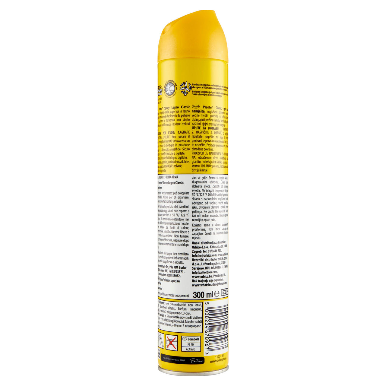Pulitore spray per mobili in legno classic 300 ml - Immagine 11
