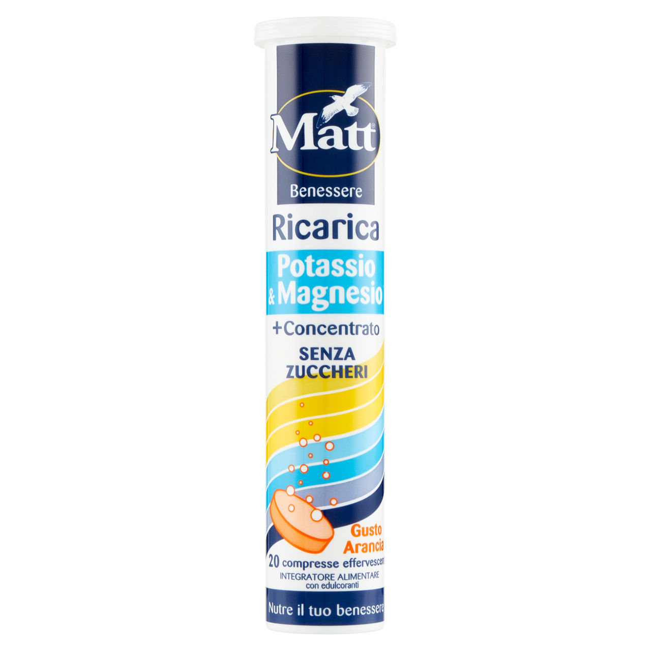 Integratore alimentare potassio e magnesio ricarica 20 compresse effervescenti