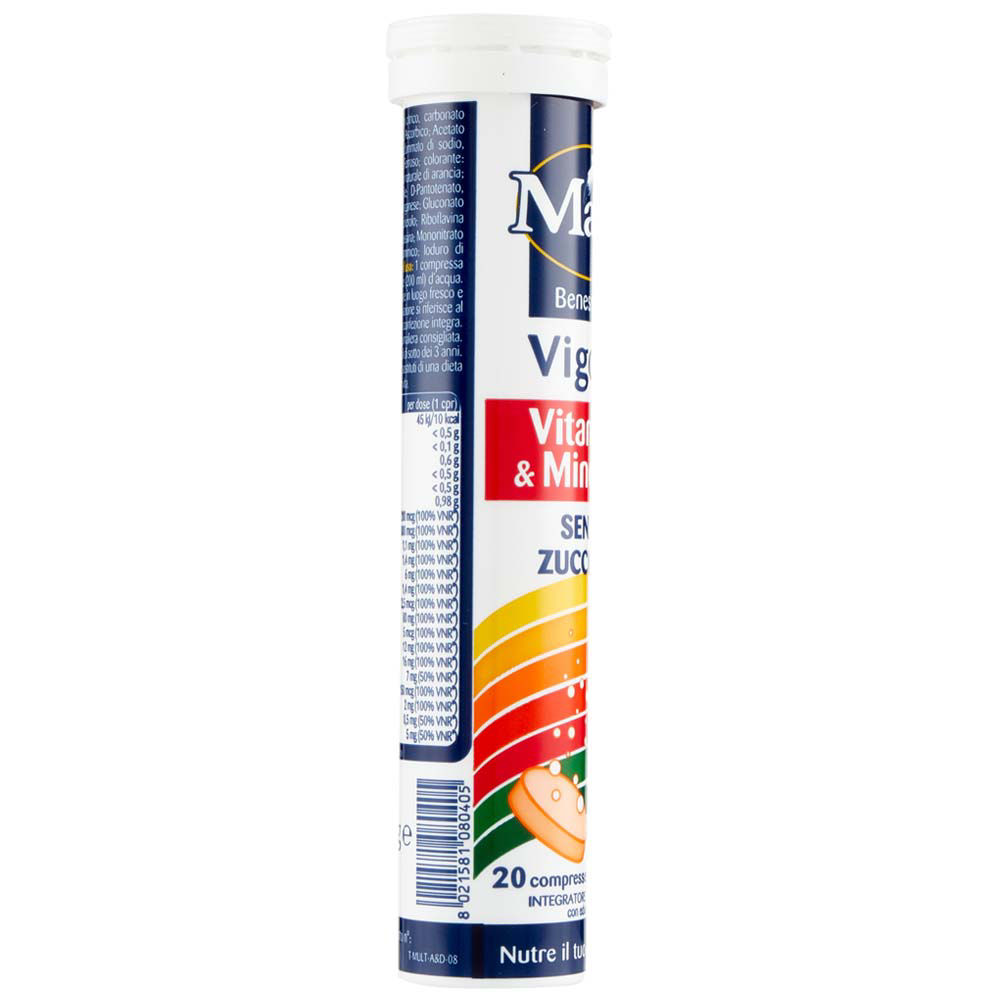 Integratore alimentare Vigore Vitamine & Minerali 20 compresse effervescenti - Immagine 11