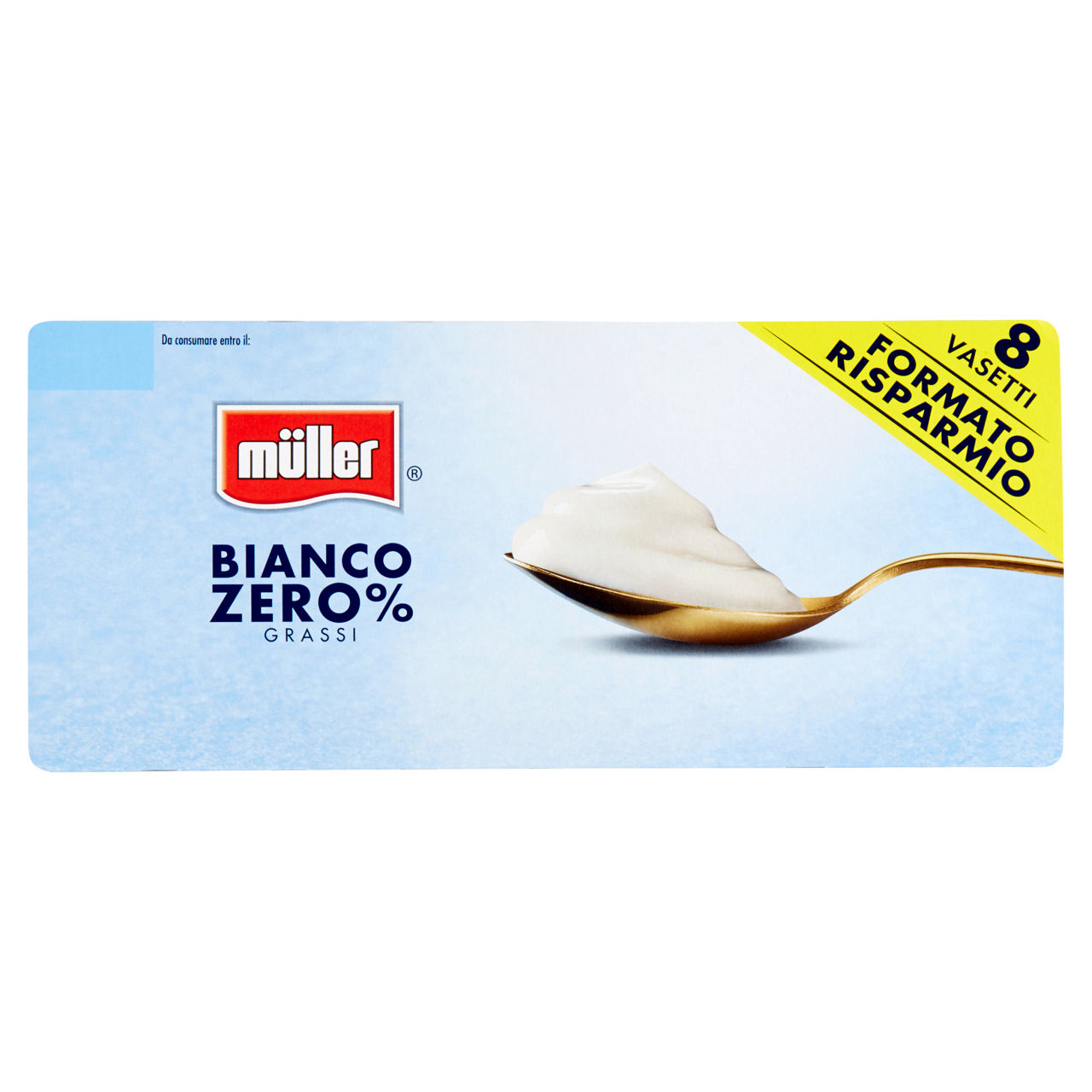 Yogurt bianco magro 8 pz da 125 gr - Immagine 01