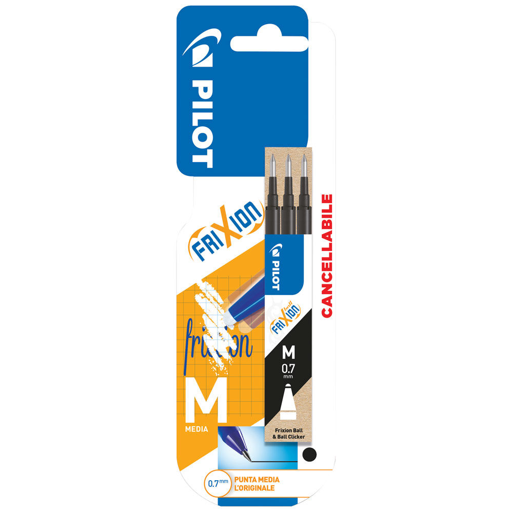 Refill Frixion nero 3 ricariche