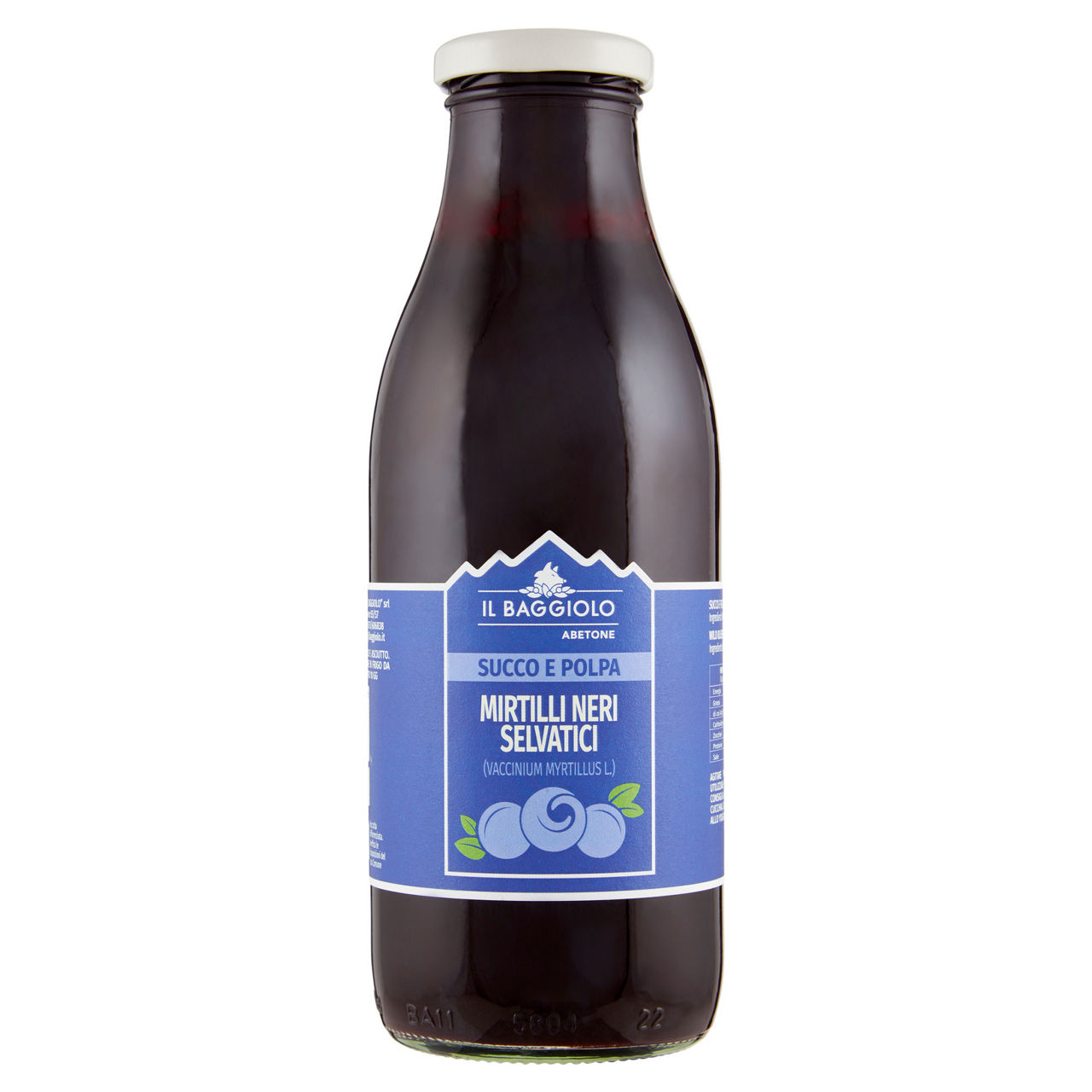 Succo e polpa di mirtillineri selvatici 500 ml - Immagine 01