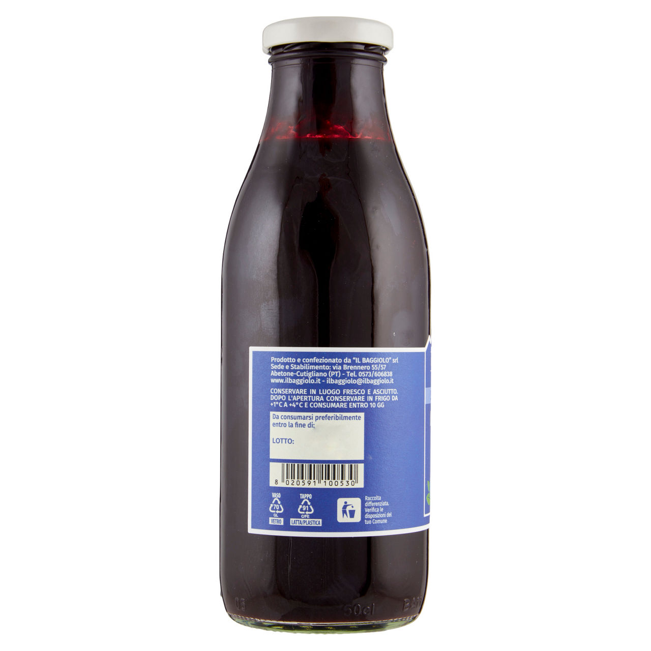 Succo e polpa di mirtillineri selvatici 500 ml - Immagine 41