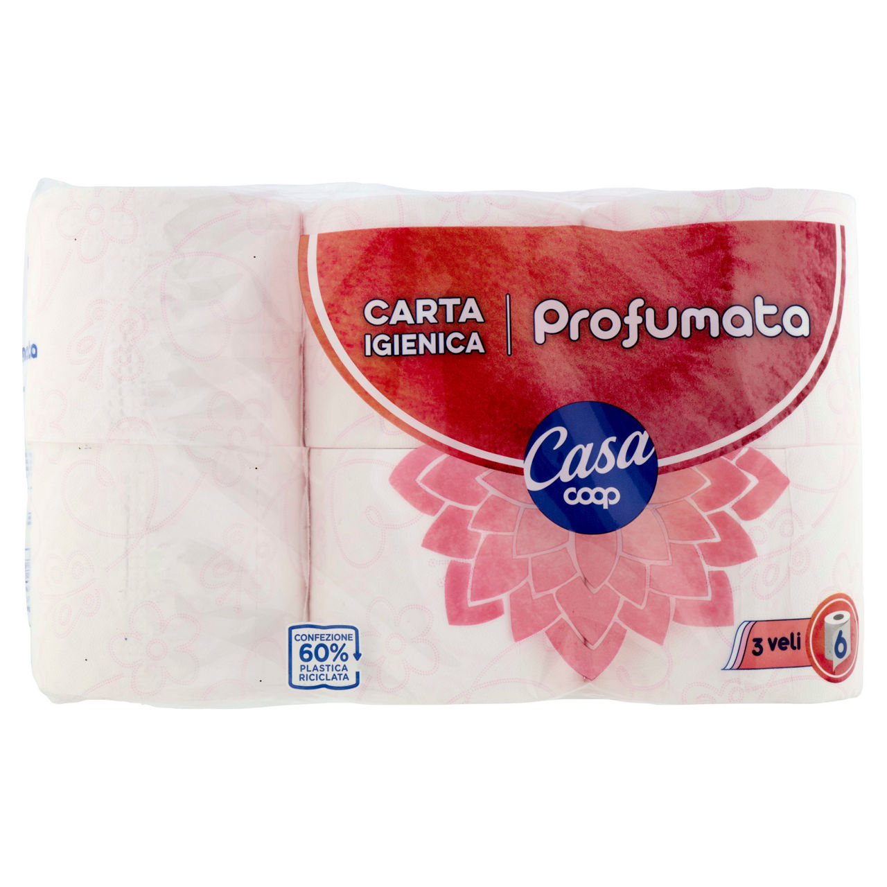 Carta igienica profumata 3 veli 300 strappi 6 pz - Immagine 91