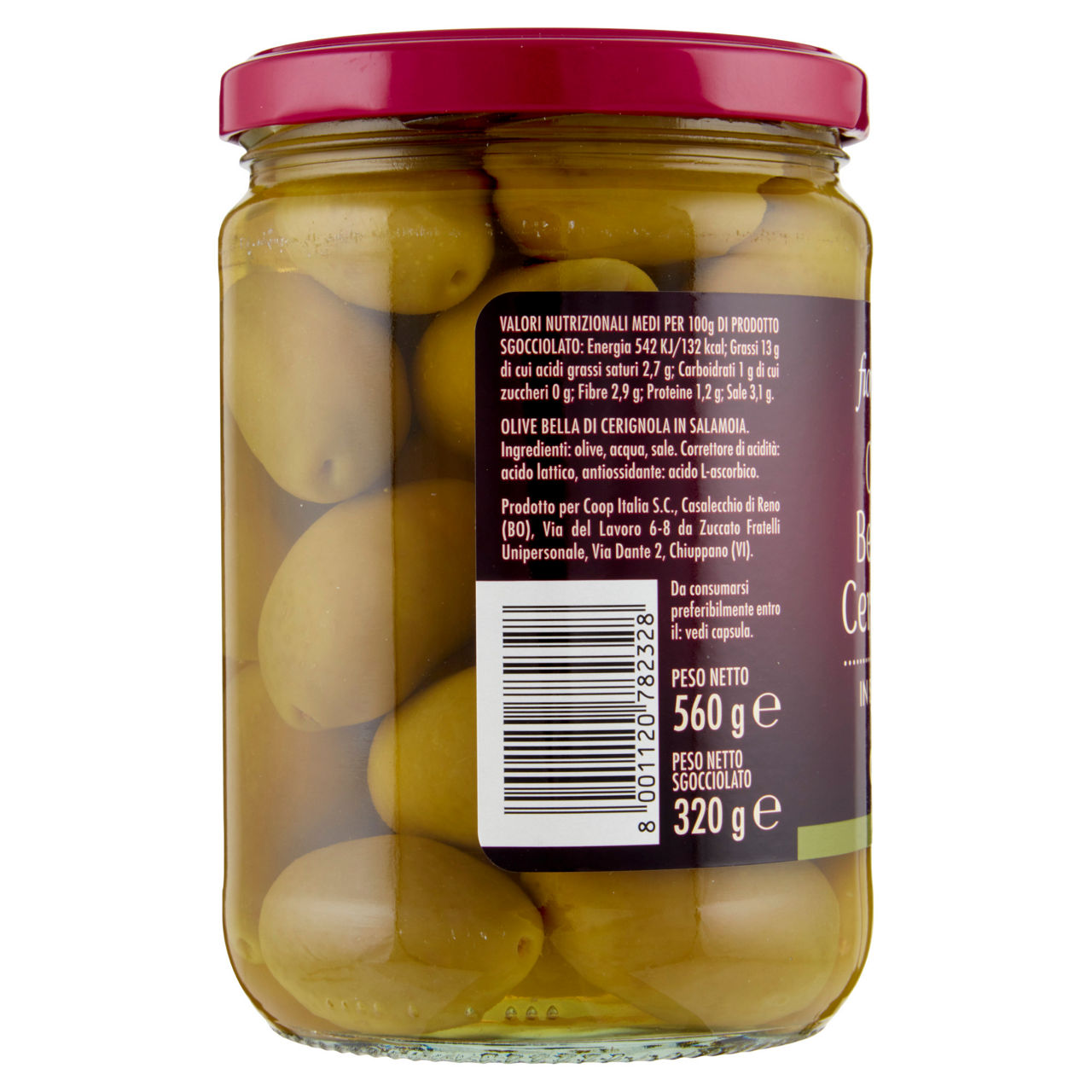 Olive Bella di Cerignola in salamoia 320 gr - Immagine 41
