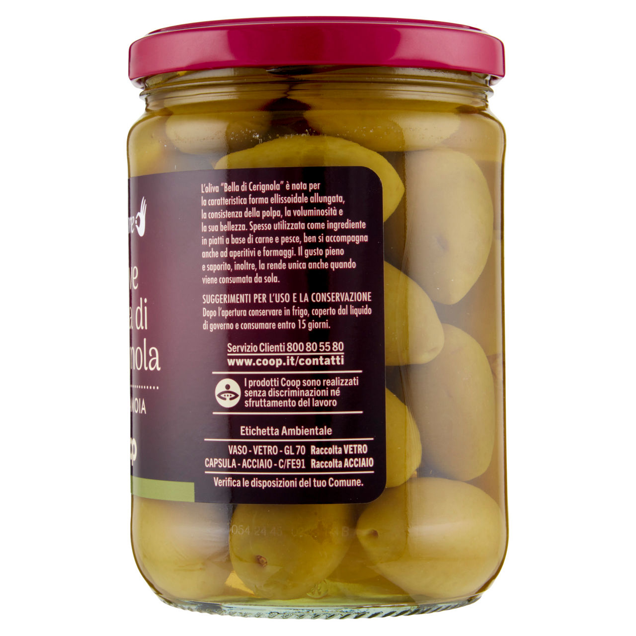 Olive Bella di Cerignola in salamoia 320 gr - Immagine 21