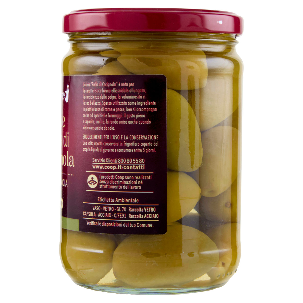 Olive Bella di Cerignola in salamoia 320 gr - Immagine 81
