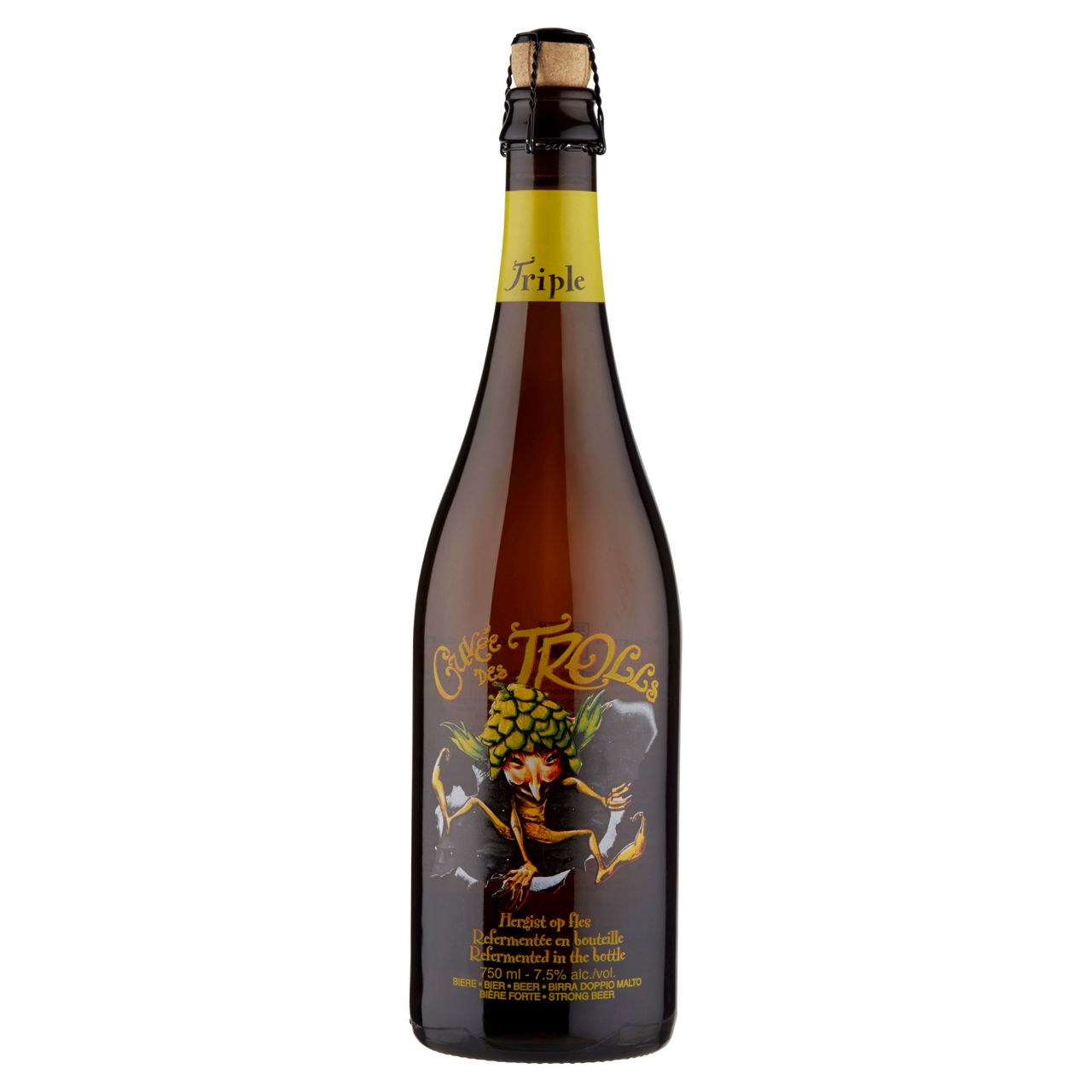 Birra cuvee des trolls du buisson 7,5 gradi boittiglia ml 750 - Immagine 01