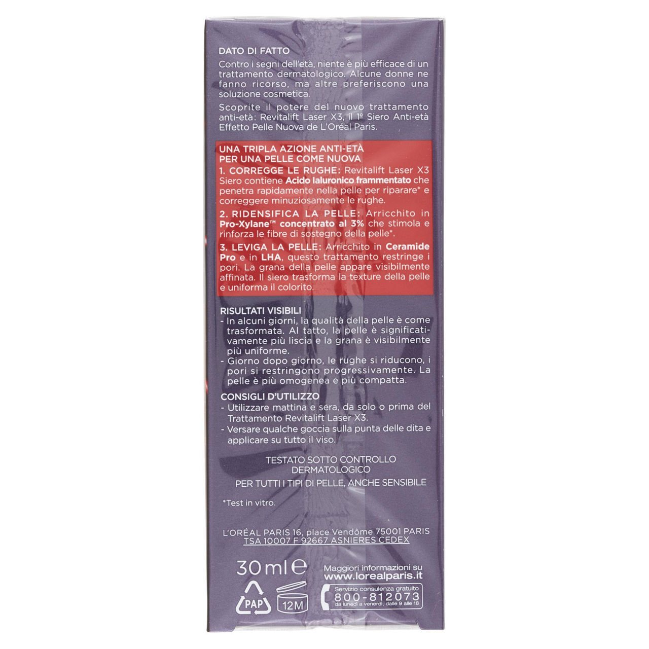 Siero antirughe laser x3 30 ml - Immagine 51