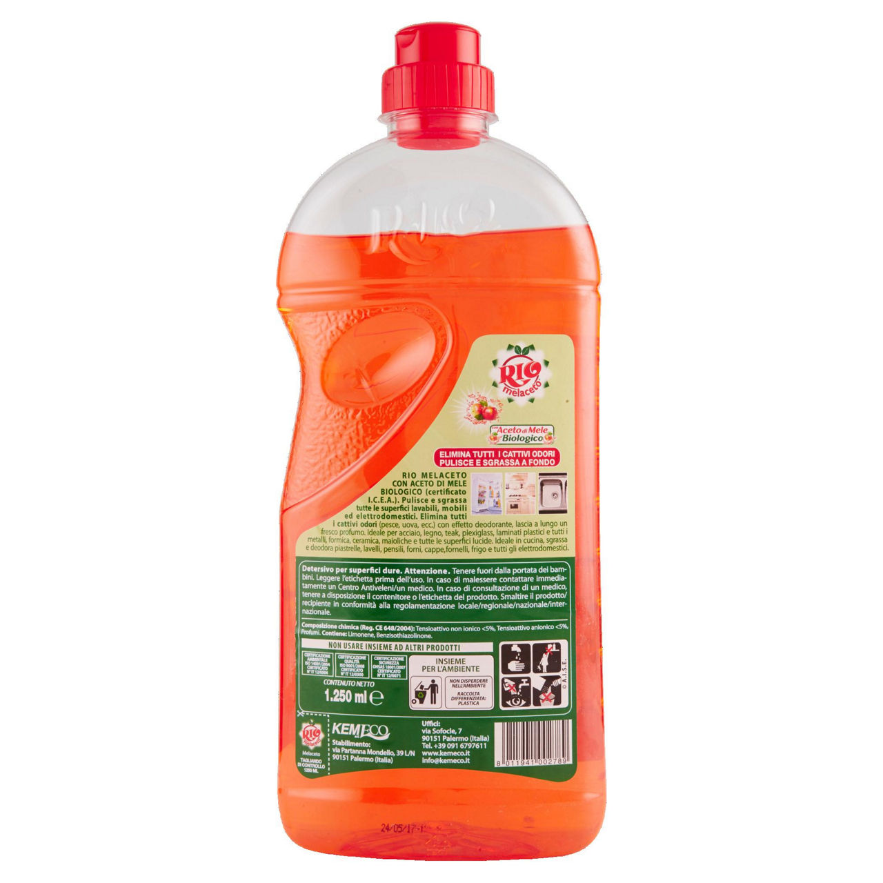 Detergente per tutte le superfici con aceto di mele bio 1,25 lt - Immagine 31