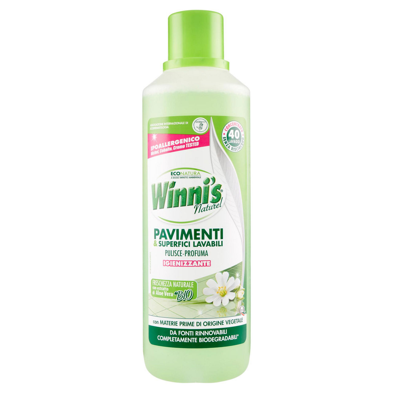 Detergente pavimenti e superfici lavabili igienizzante 1 lt - Immagine 01
