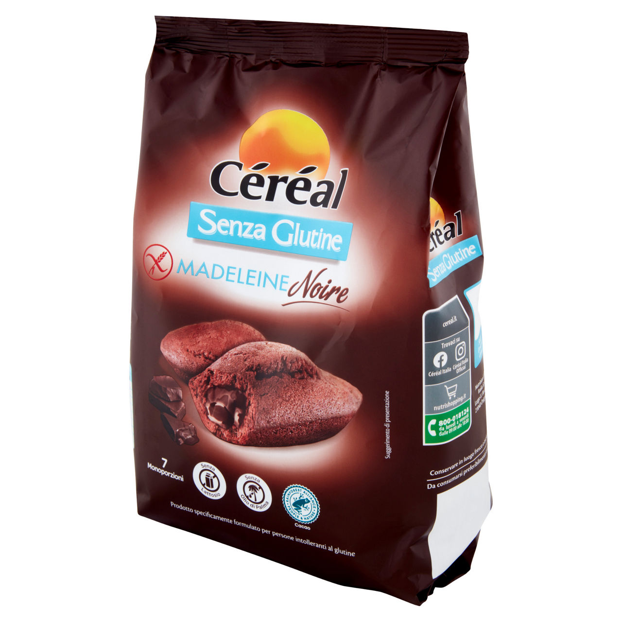 Madeleine Noire al cacao senza glutine 7 monoporzioni - Immagine 41