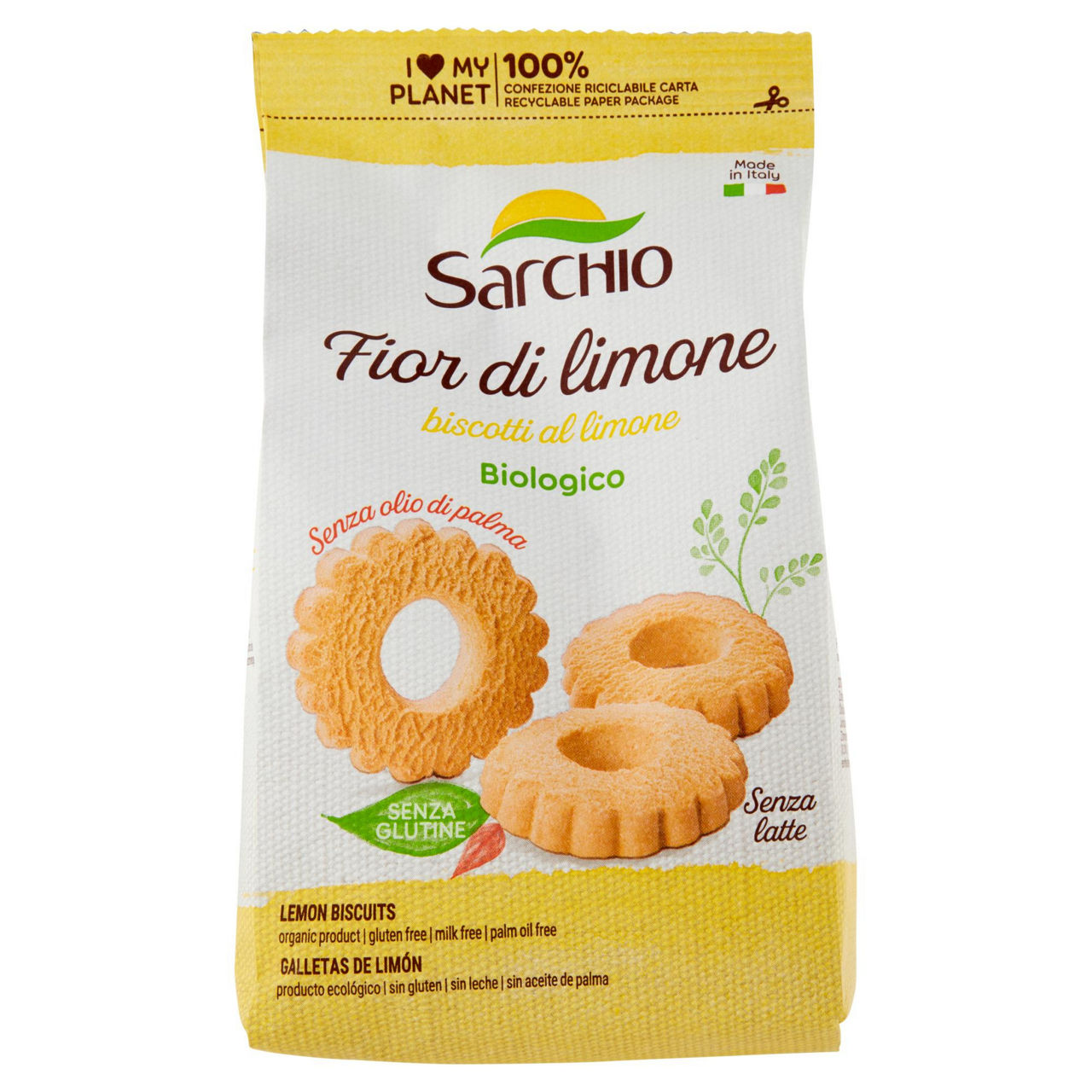 Biscotti fior di limone bio 200 gr