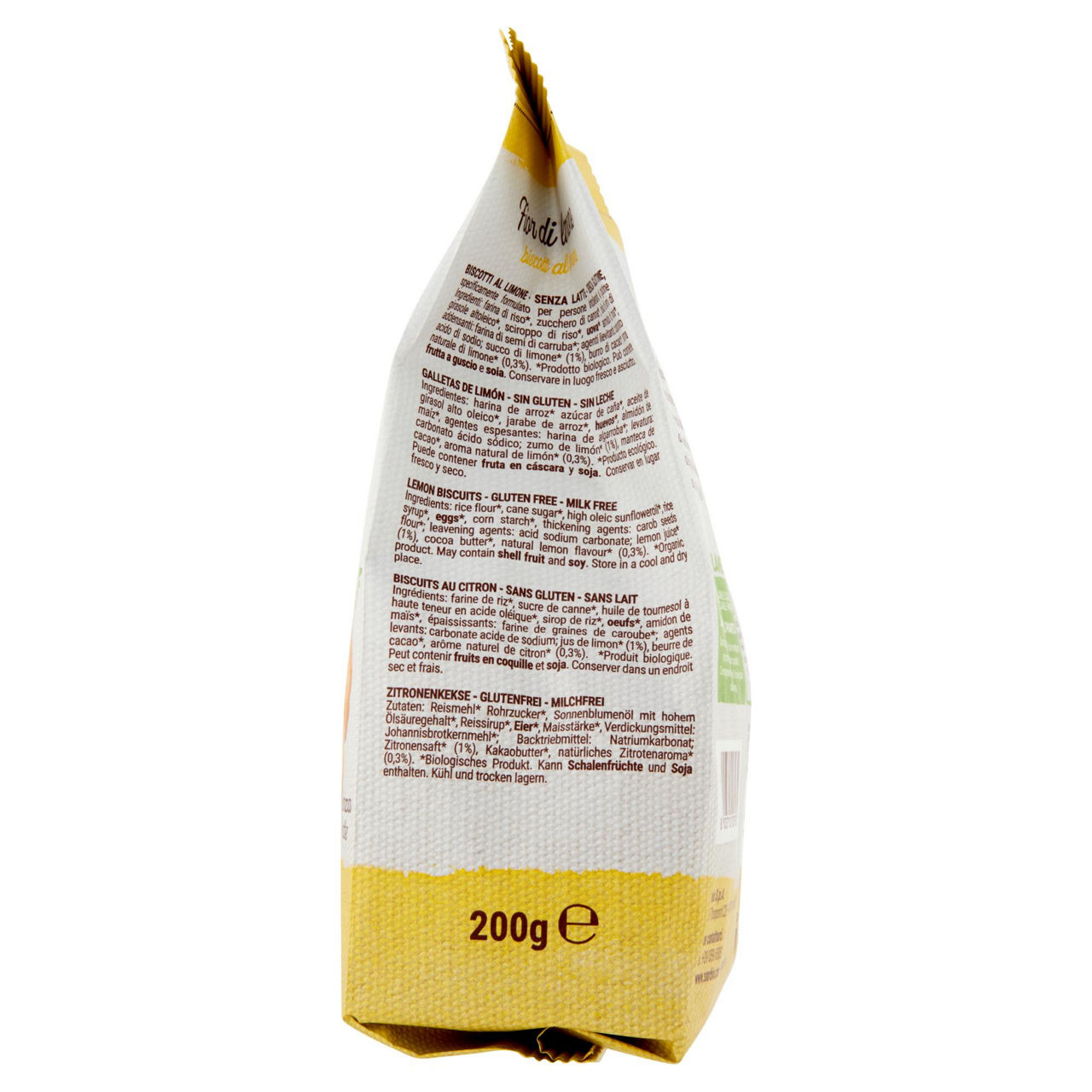 Biscotti fior di limone bio 200 gr - Immagine 31