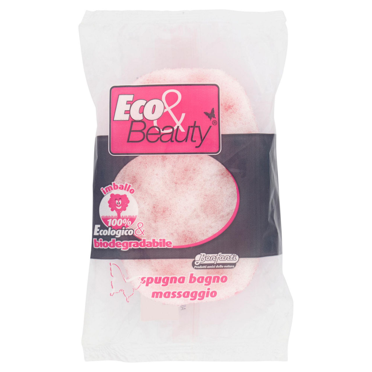 Spugna eco&beauty bagno massaggio 1 pezzo - Immagine 01