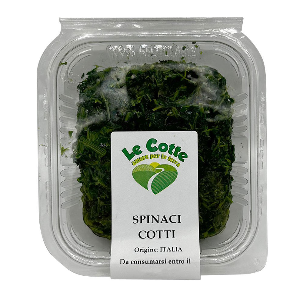 Spinaci cotti 300 gr