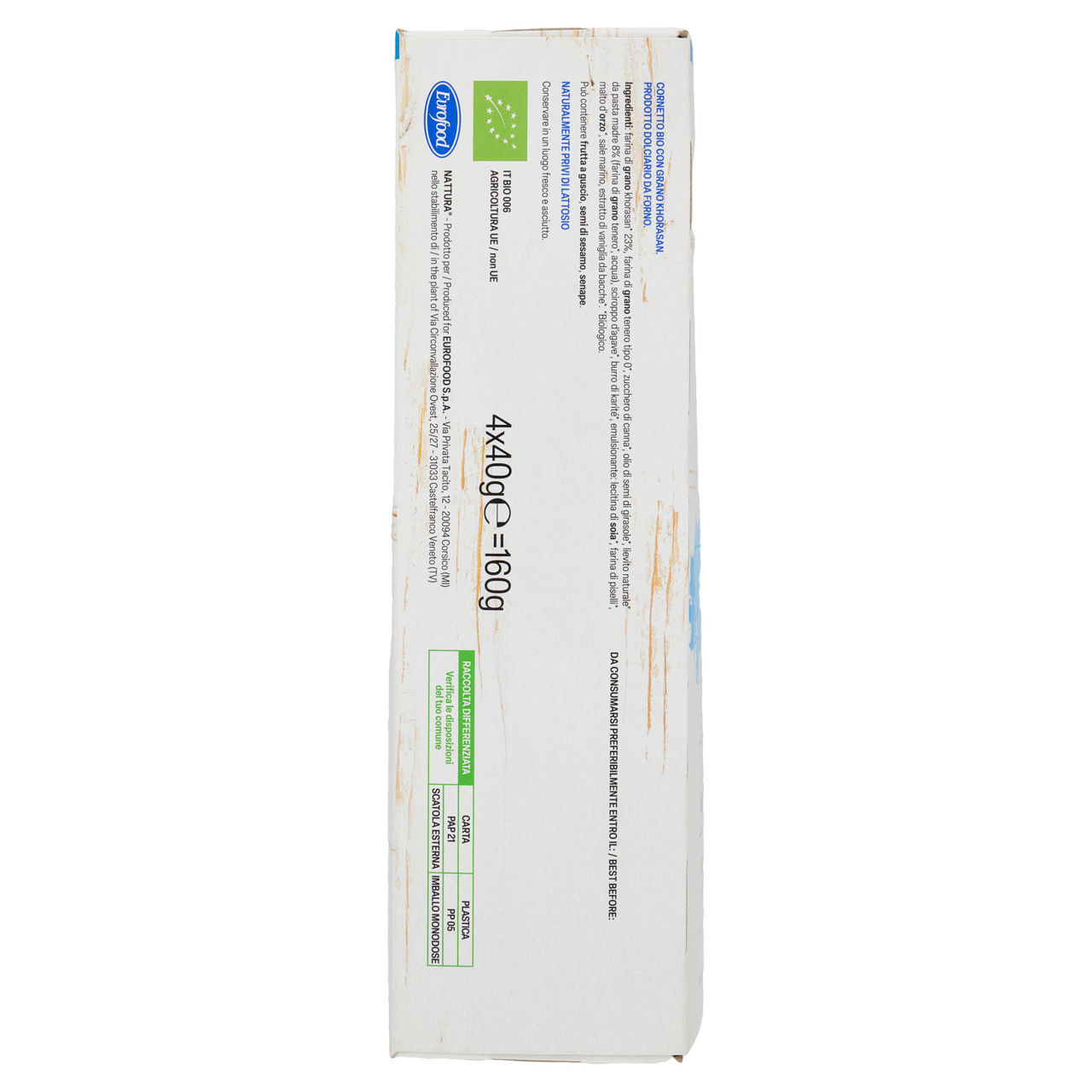 Croissant con grano Kamut bio 4 pz x 40 gr - Immagine 51