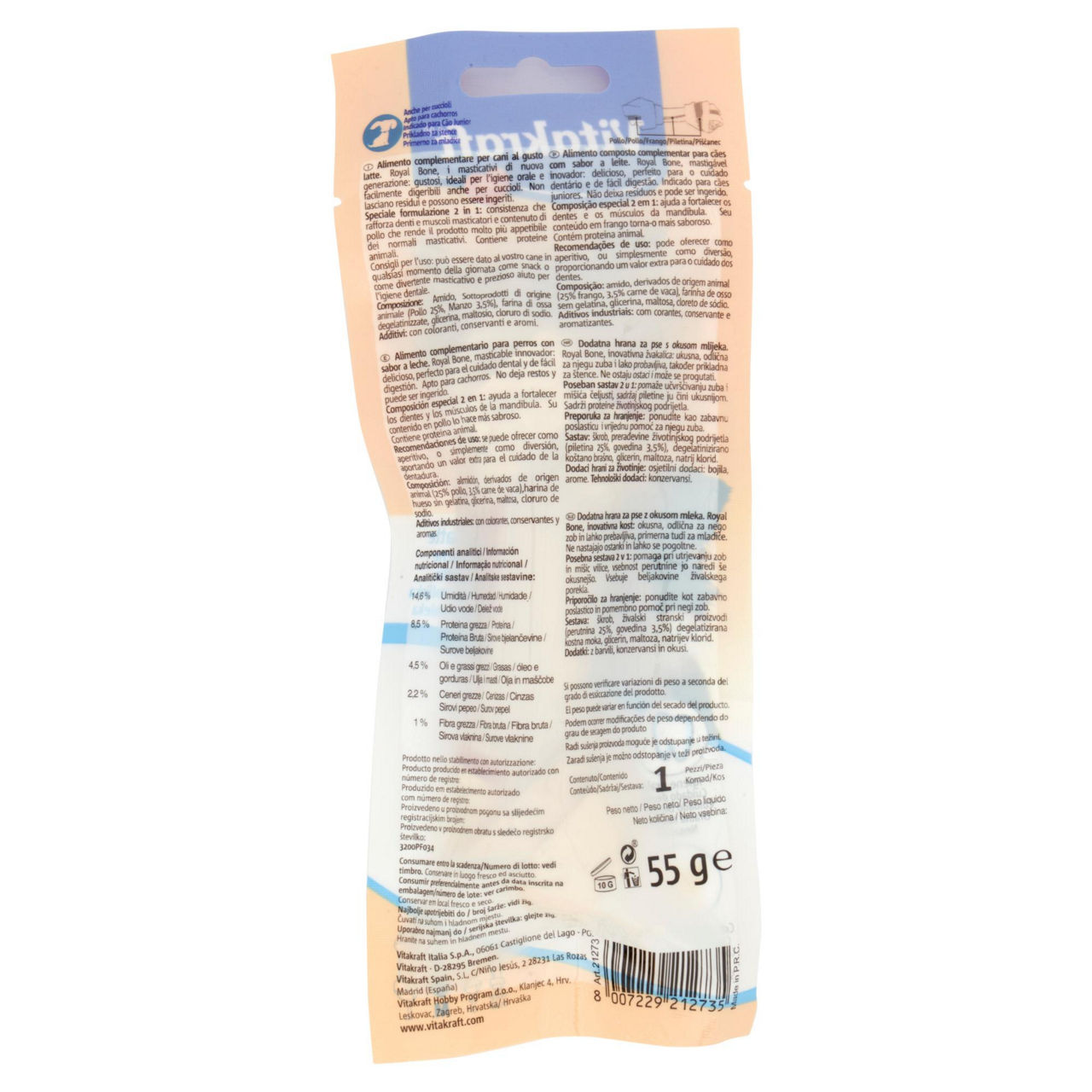 Vitakraft royal bone medi al latte 1 pz. - Immagine 41