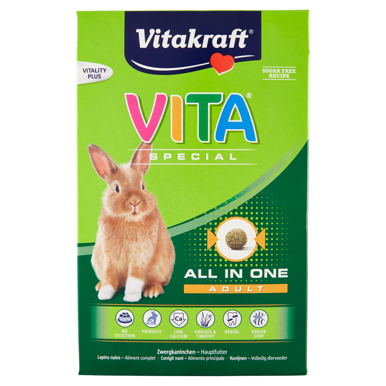 Vita special regular per conigli vitakraft g 600 g