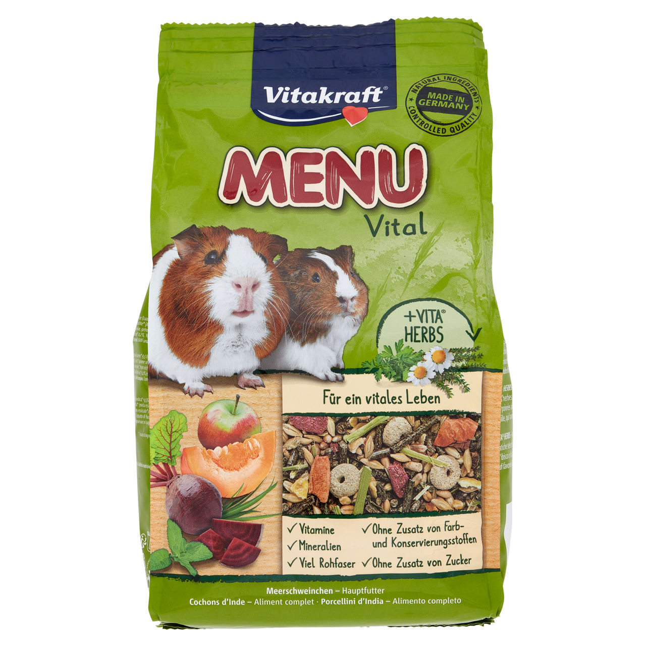 Menu vital per porcellini d'india vitakraft kg 1