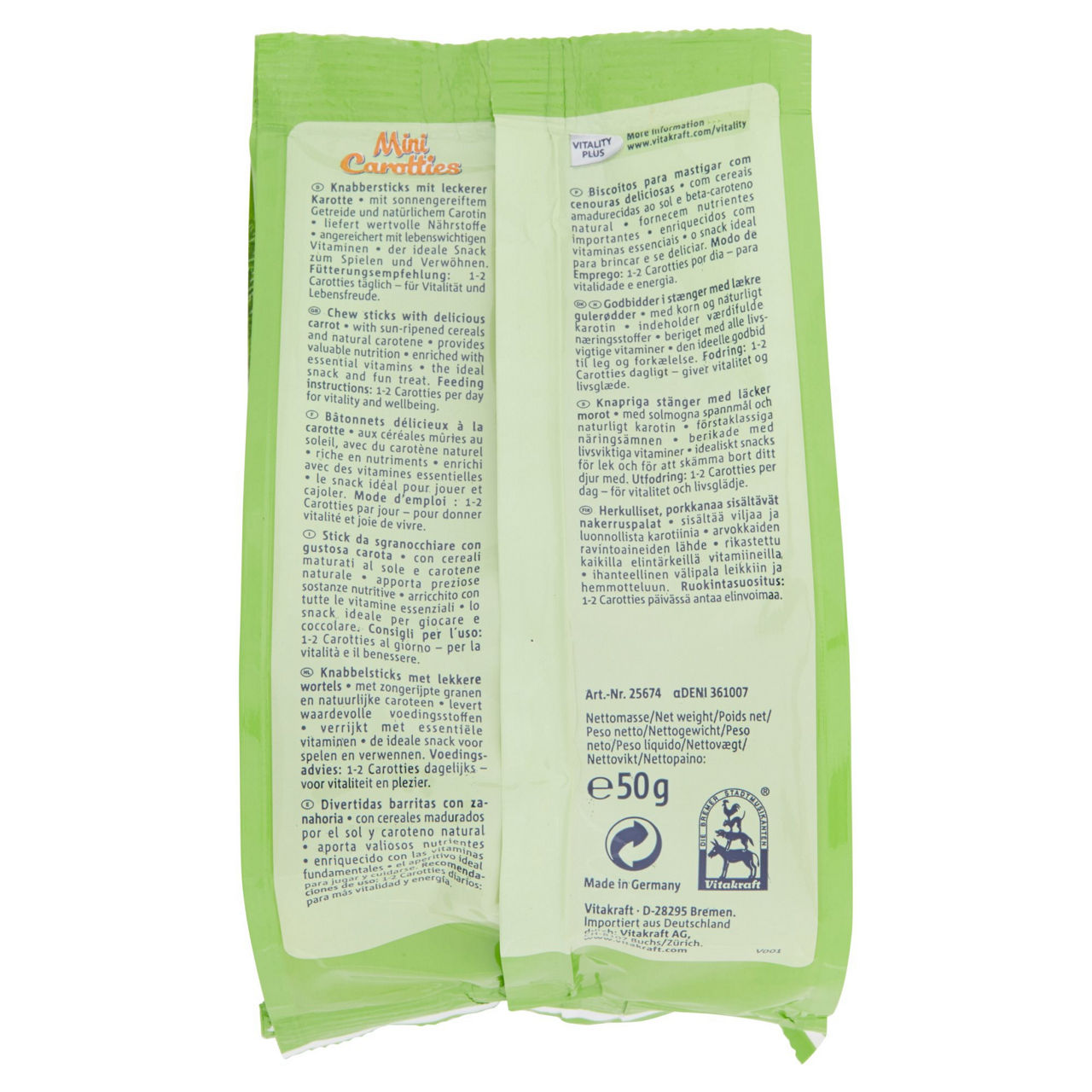 Carotties per criceti vitakraft 50 g - Immagine 31