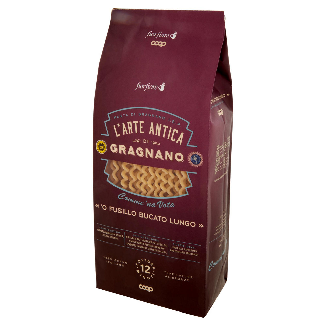 Fusilli bucati lunghi pasta di Gragnano IGP semola di grano duro 500 gr - Immagine 11