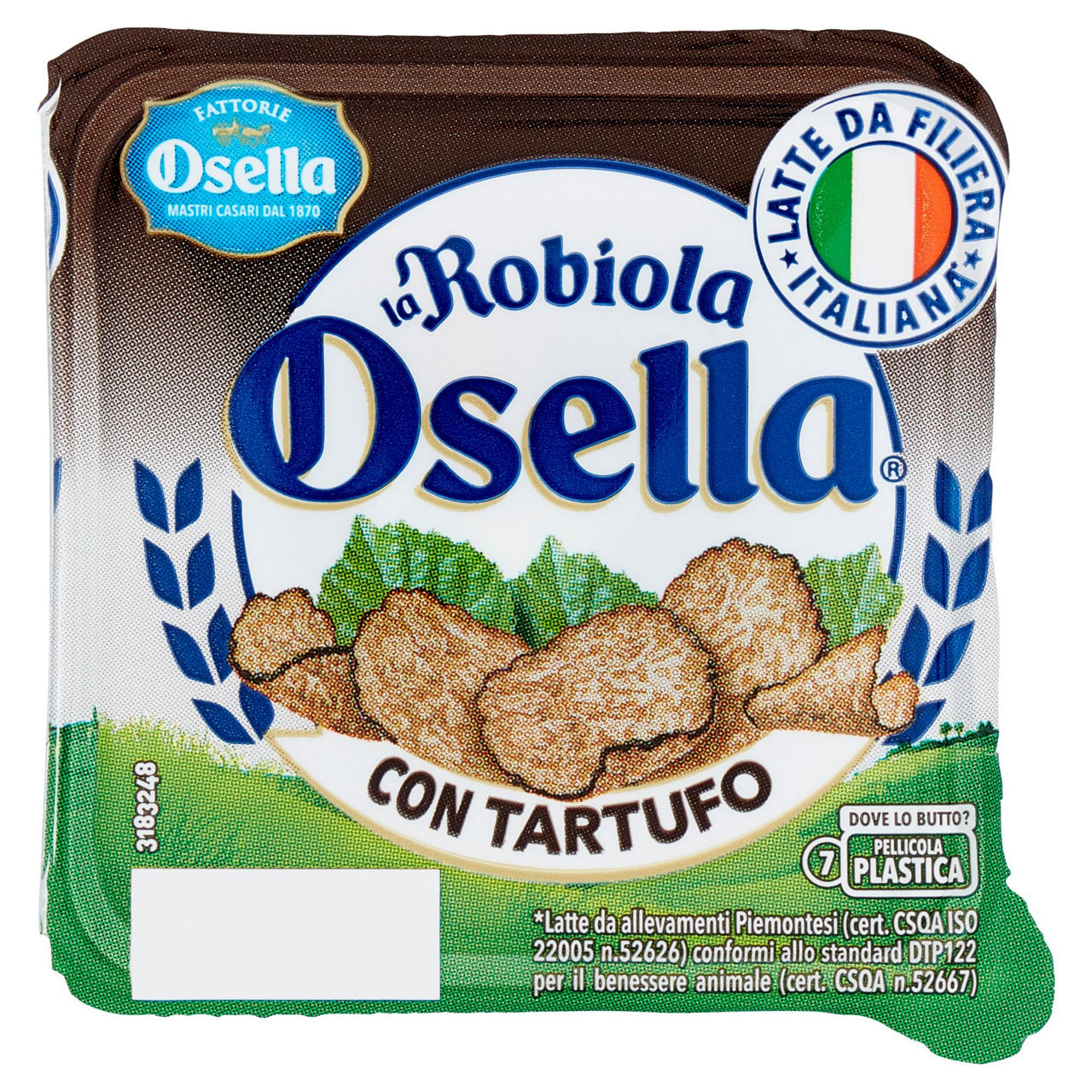 Formaggio robiola con tartufo 90 gr - Immagine 01