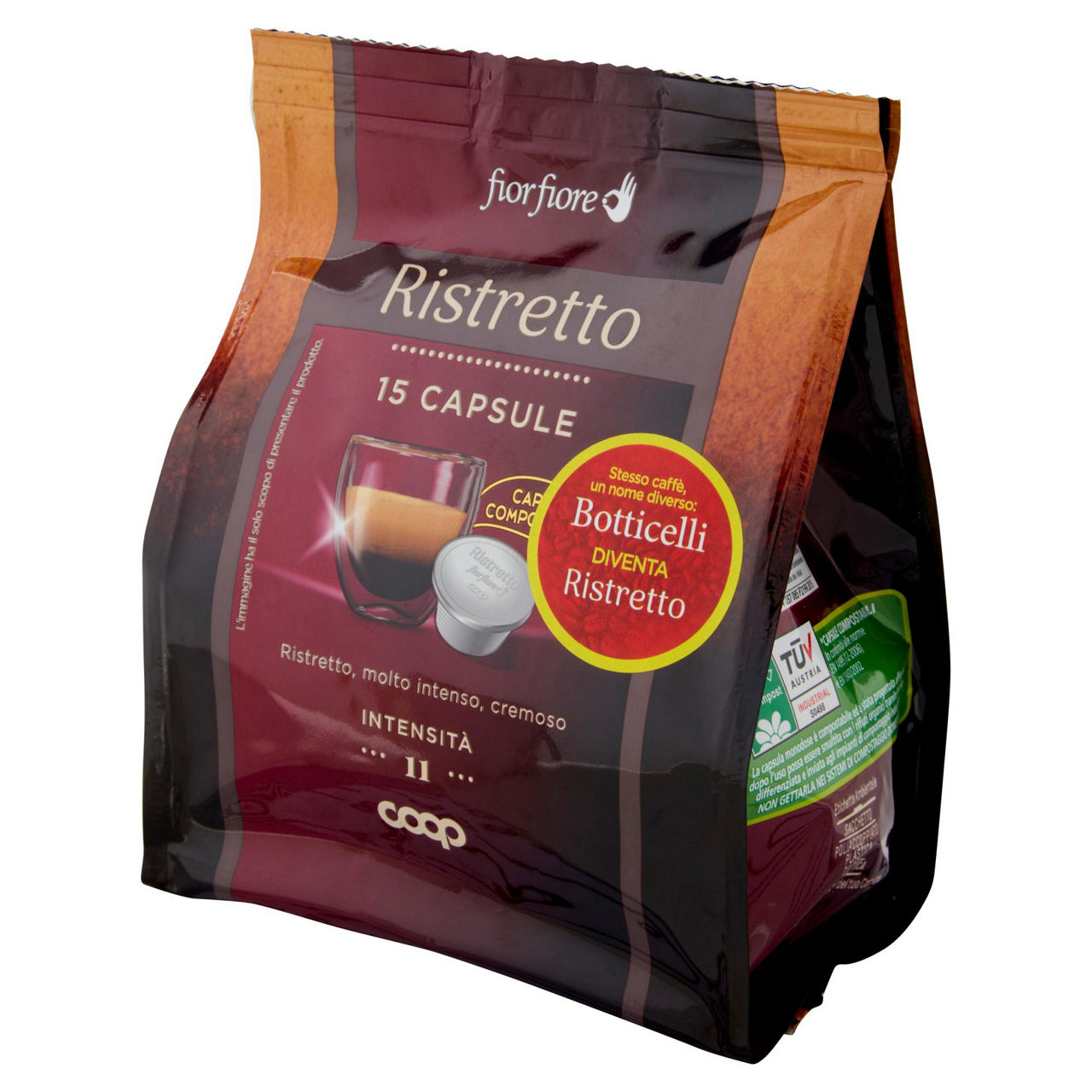 Caffè in capsule compostabili ristretto 15 pz - Immagine 11