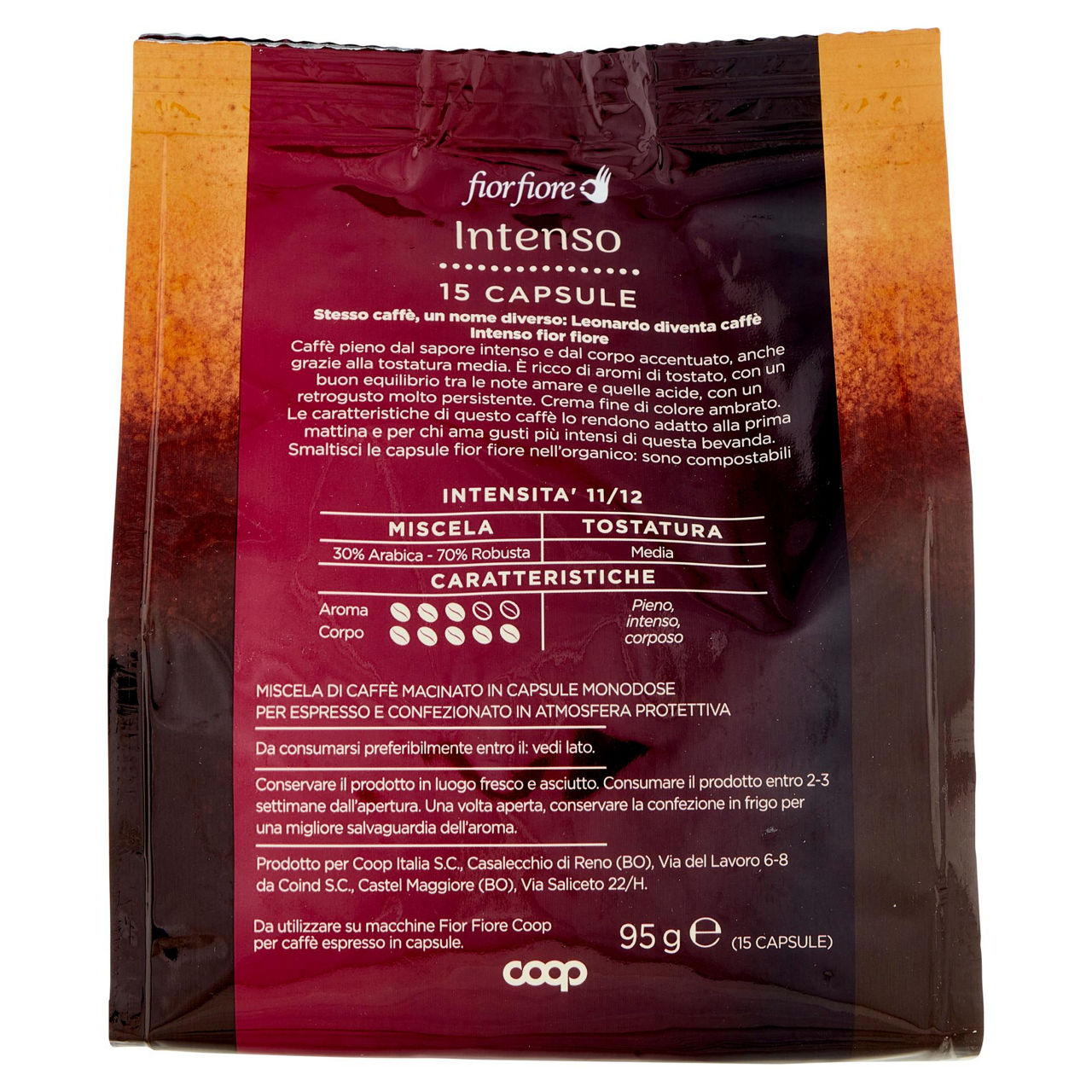 Caffè in capsule compostabili intenso 15 pz - Immagine 21