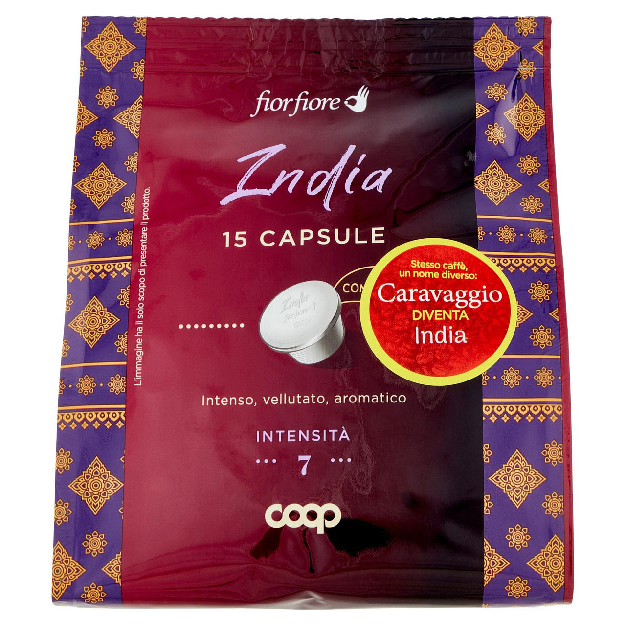 Caffè in capsule compostabili India 15 pz - Immagine 01