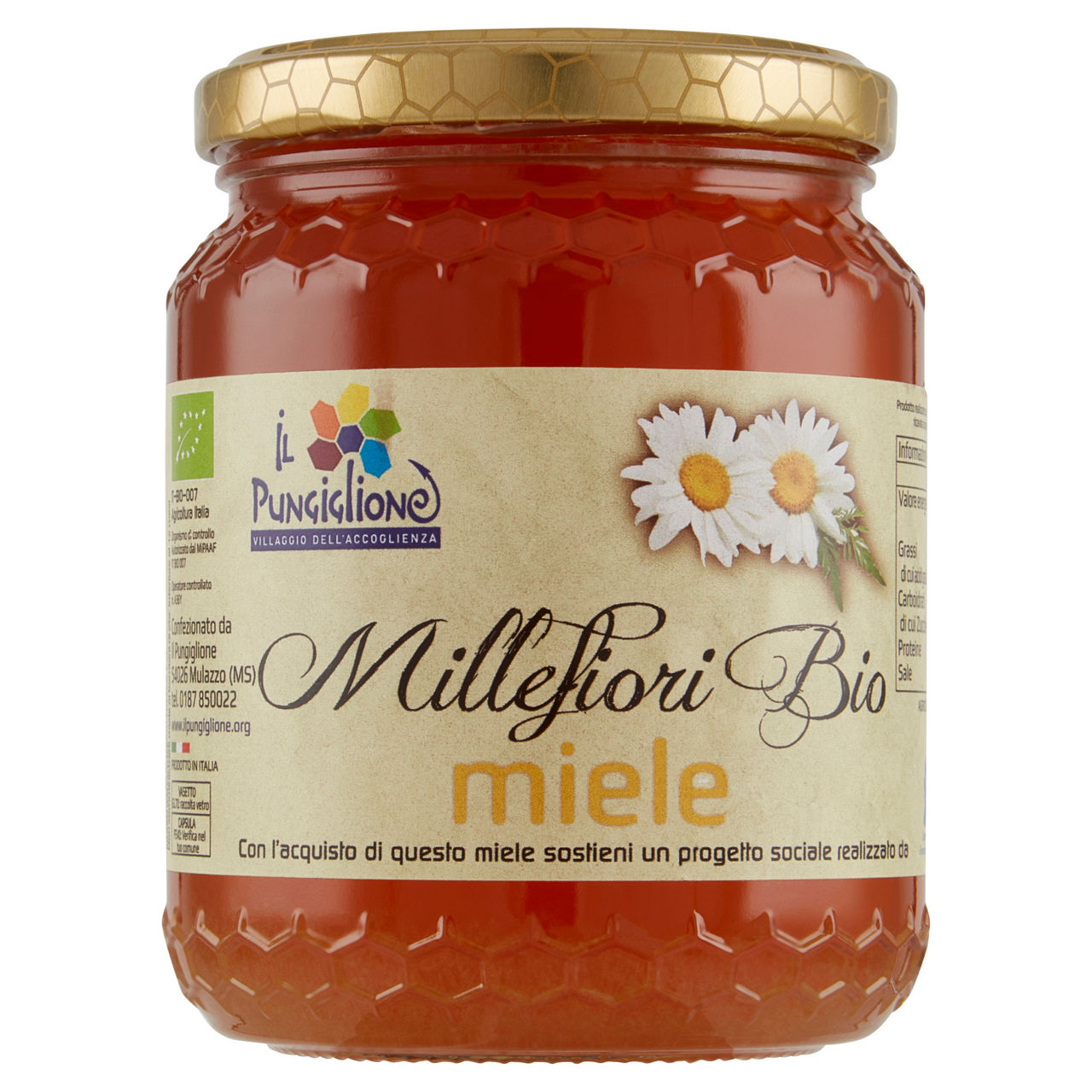 Miele millefiori bio 500 gr - Immagine 01