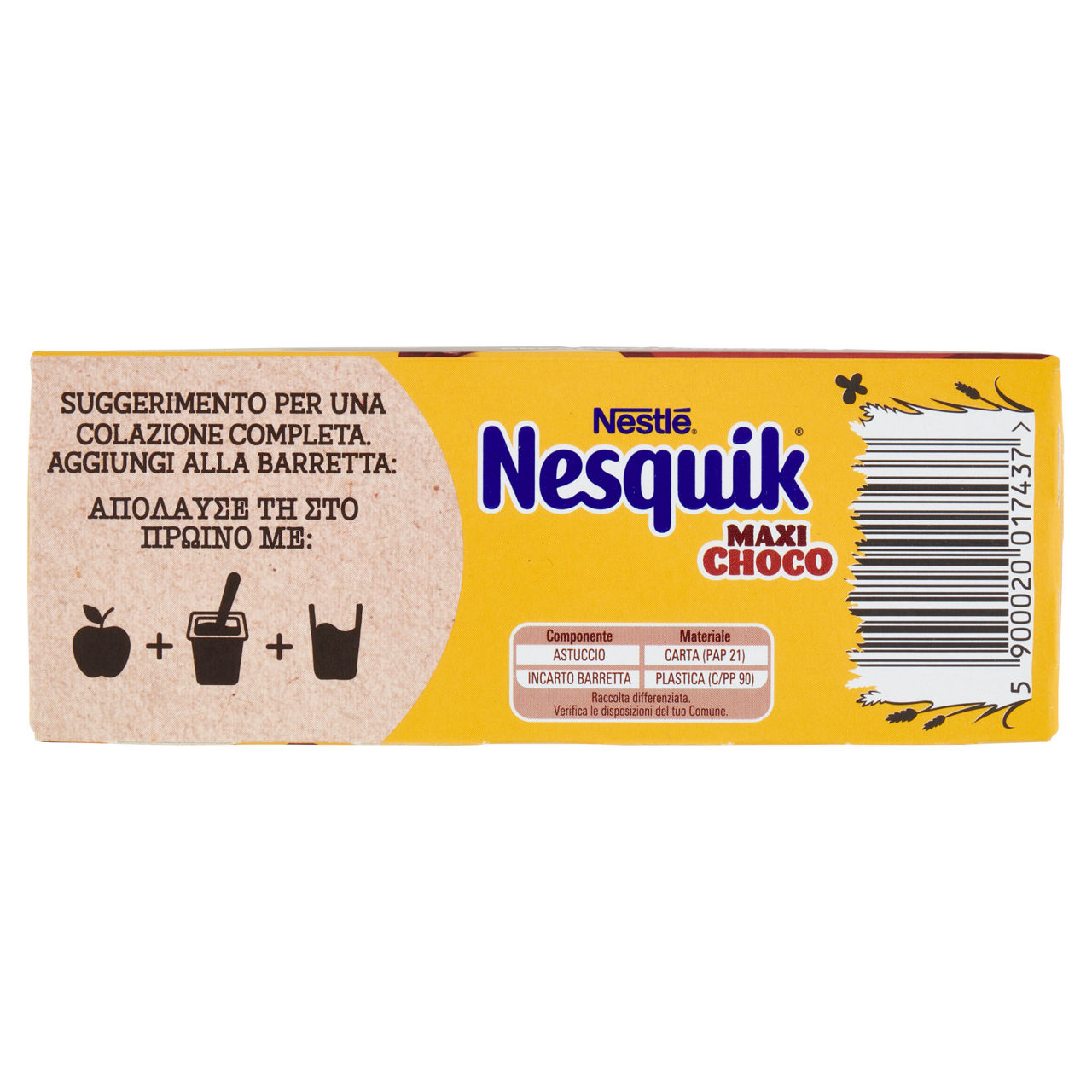Barrette ai cereali al cioccolato e al latte maxi choco 6 pz - Immagine 11