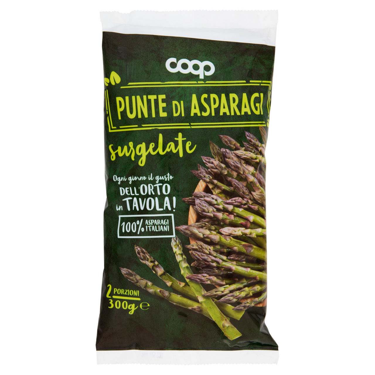 Punte di asparagi surgelate 300 gr