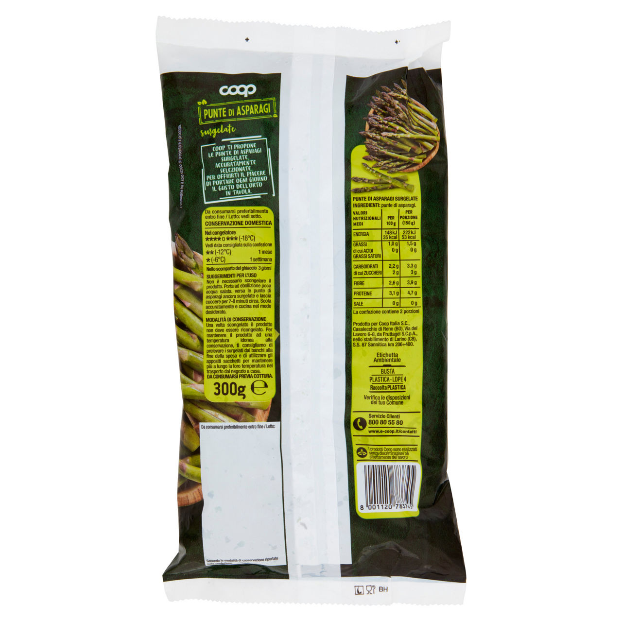 Punte di asparagi surgelate 300 gr - Immagine 31