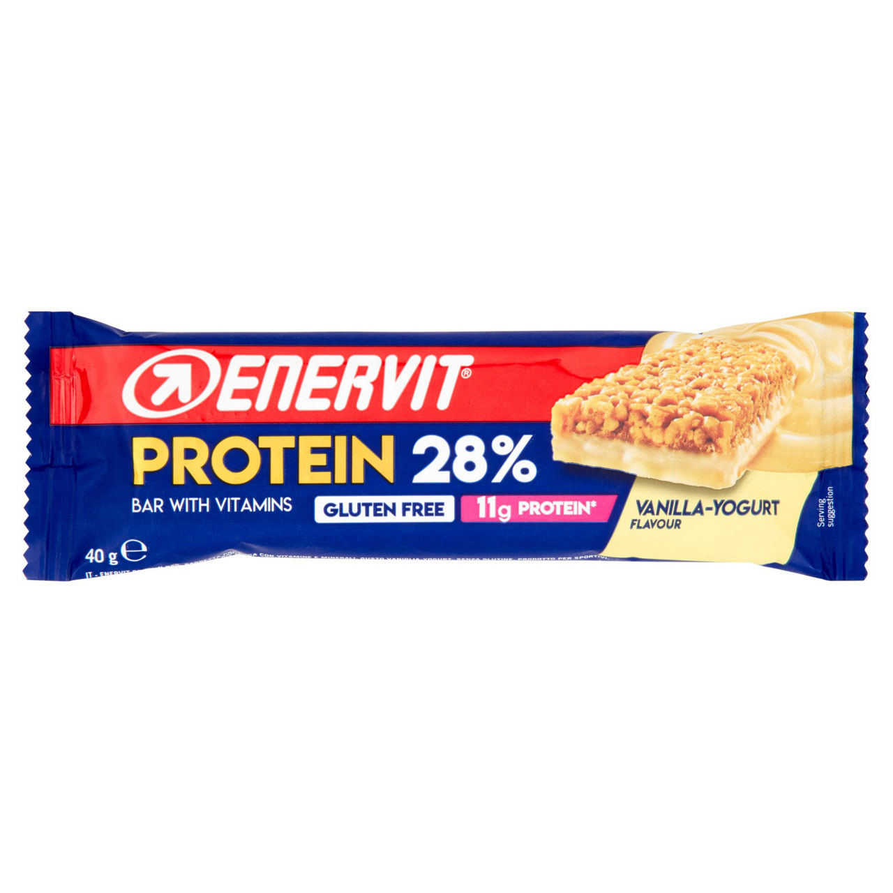 Barretta proteica con vitamine e minerali alla vaniglia e yogurt 40 gr - Immagine 01