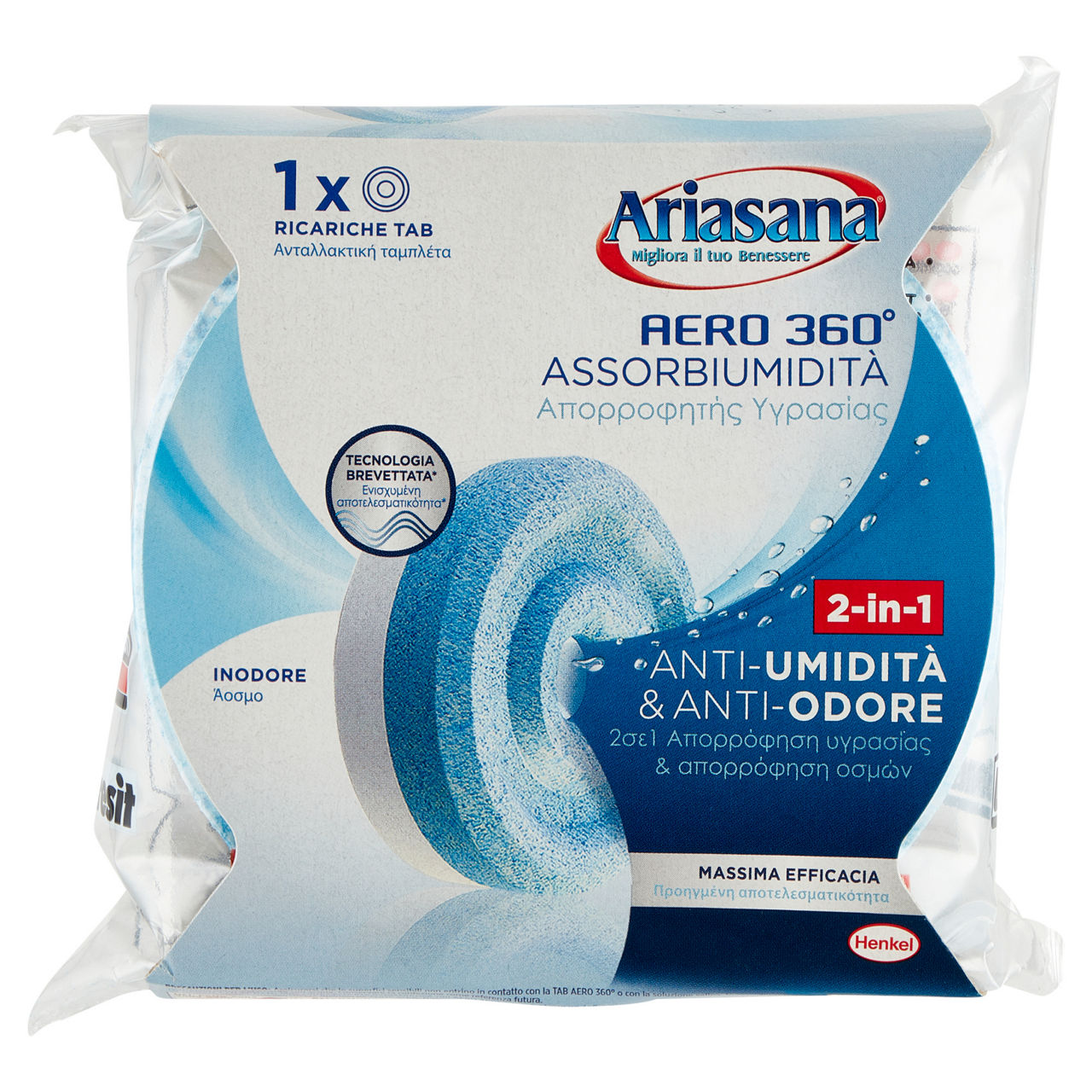 Ariasana ric.aero360 tab 450g inodore