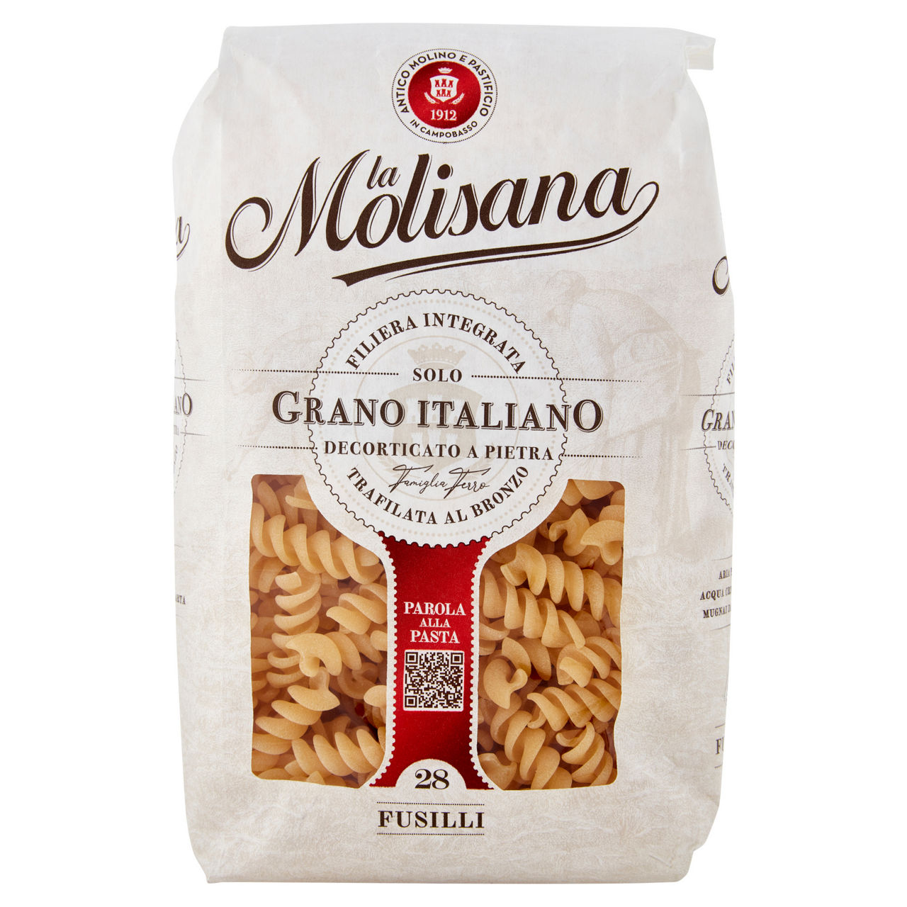 Fusilli n. 28 pasta di semola di grano duro 500 gr - Immagine 01