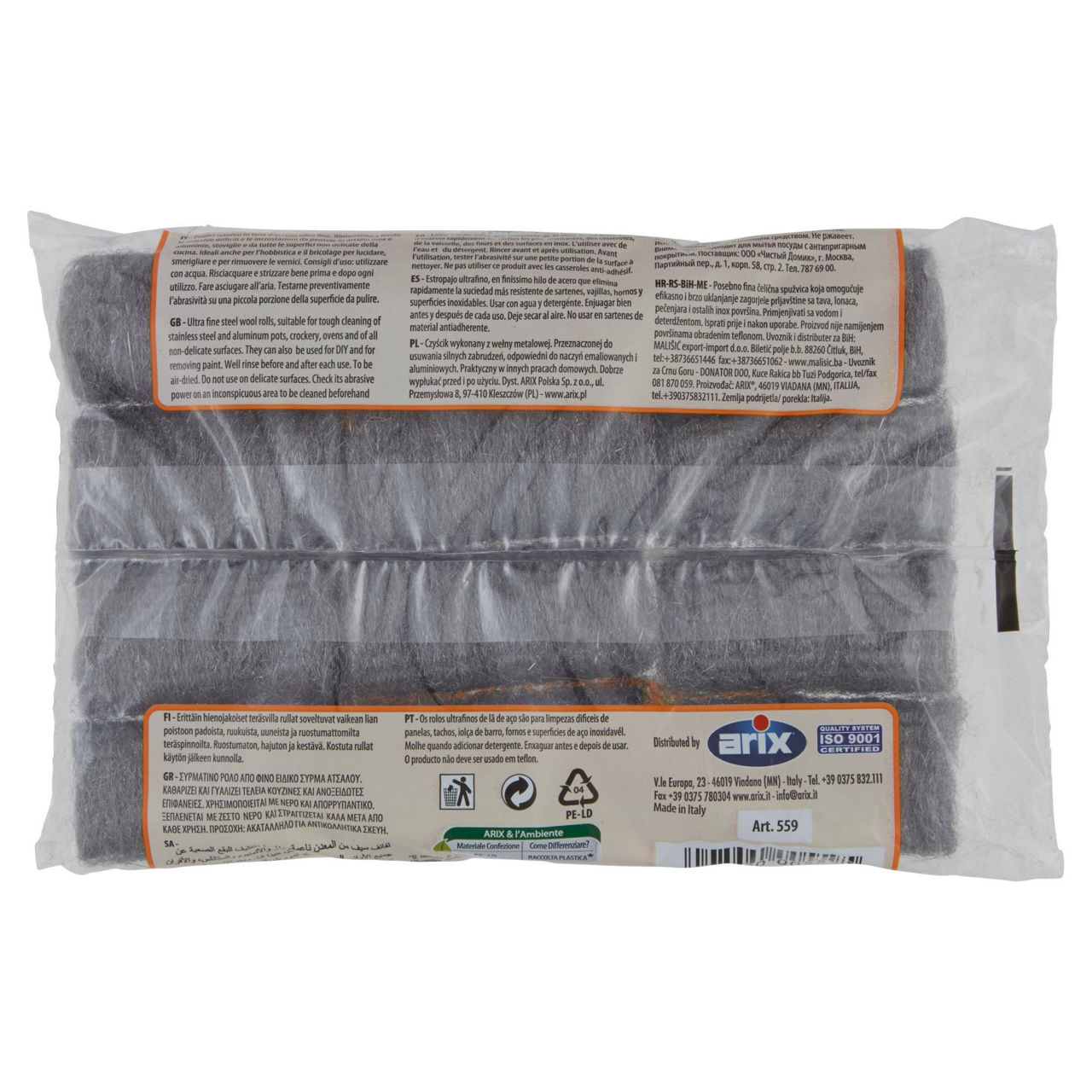 Rotolini lana d'acciaio ultra fine 12 pz - Immagine 11