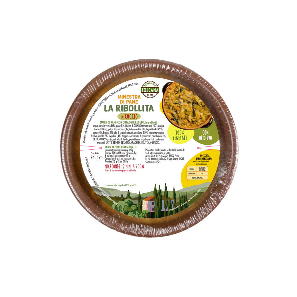 Minestra di pane La Ribollita in coccio 250 gr