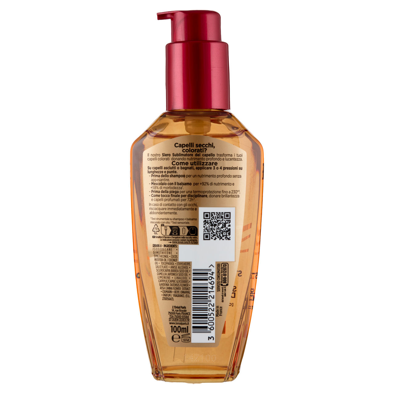 Olio straordinario elvive per capelli colorati flacone ml.100 - Immagine 11