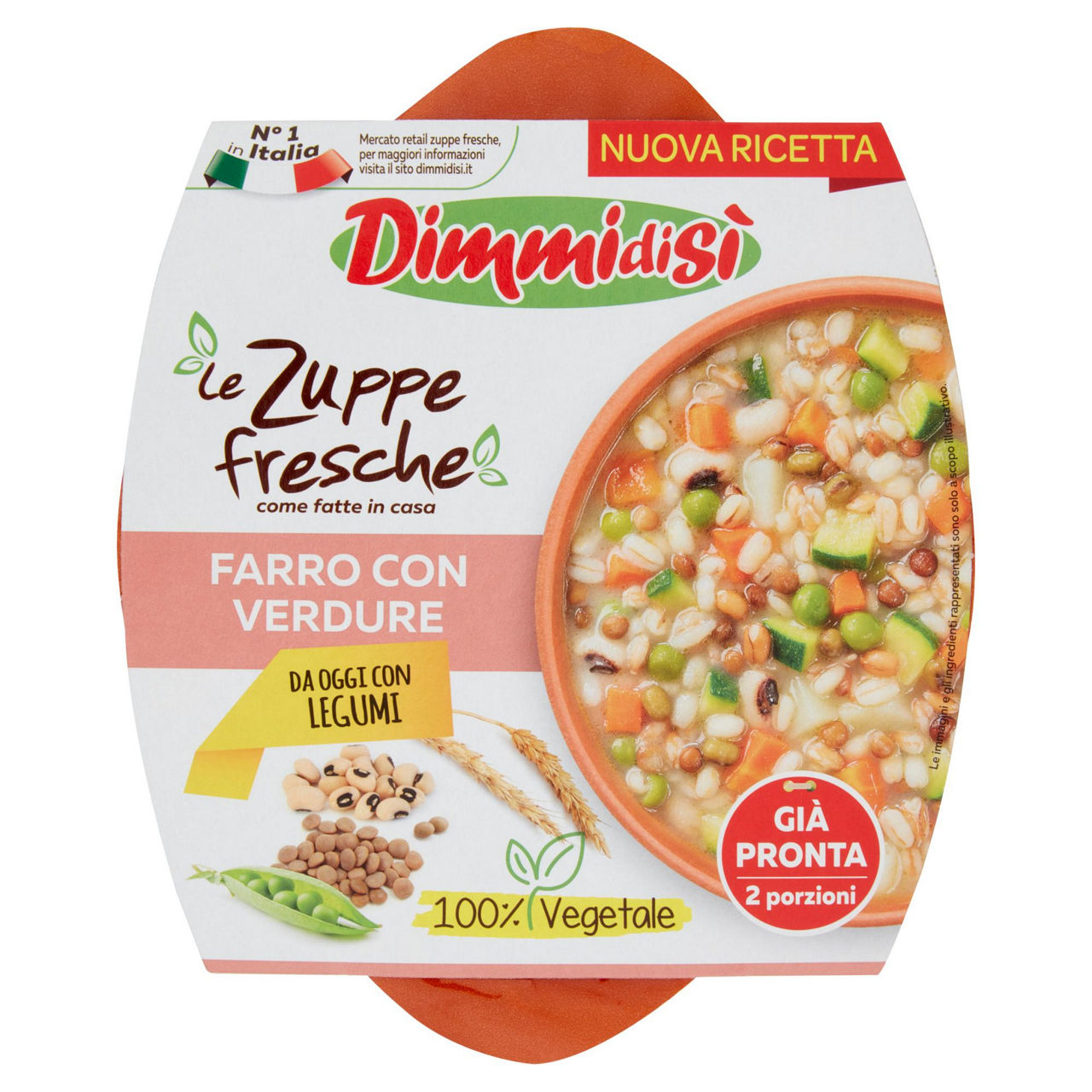 Zuppa di farro con verdure 620 gr