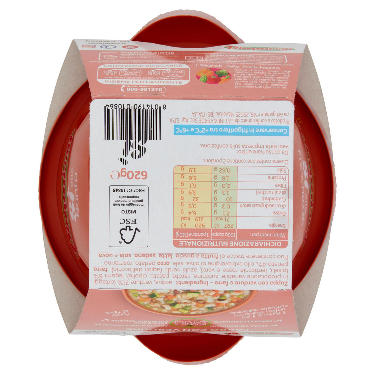 Zuppa di farro con verdure 620 gr - Immagine 51