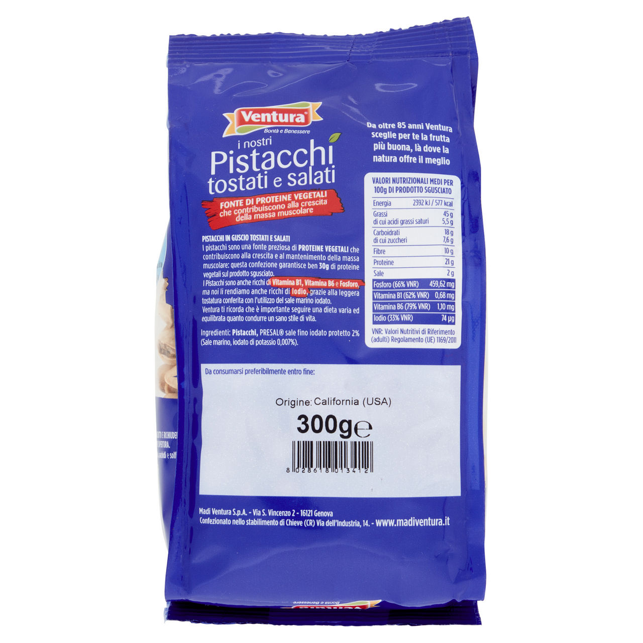 Pistacchi tostati e salati 300 gr - Immagine 31