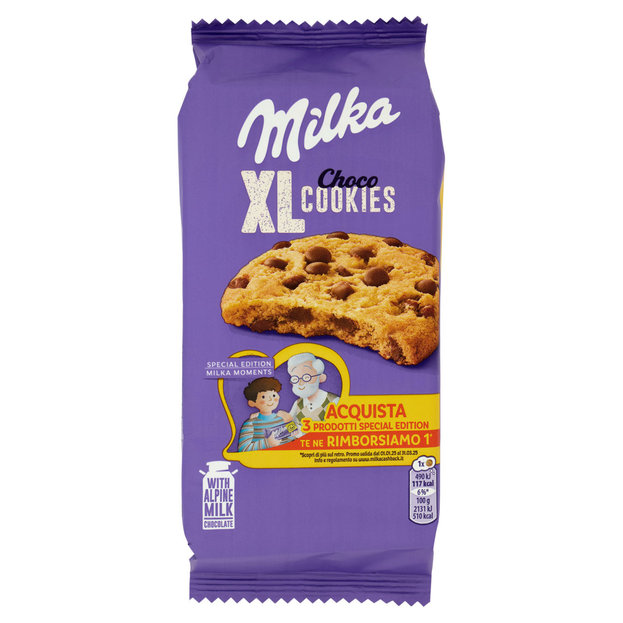 Biscotti Maxi Cookie con cioccolato al latte 184 gr - Immagine 11