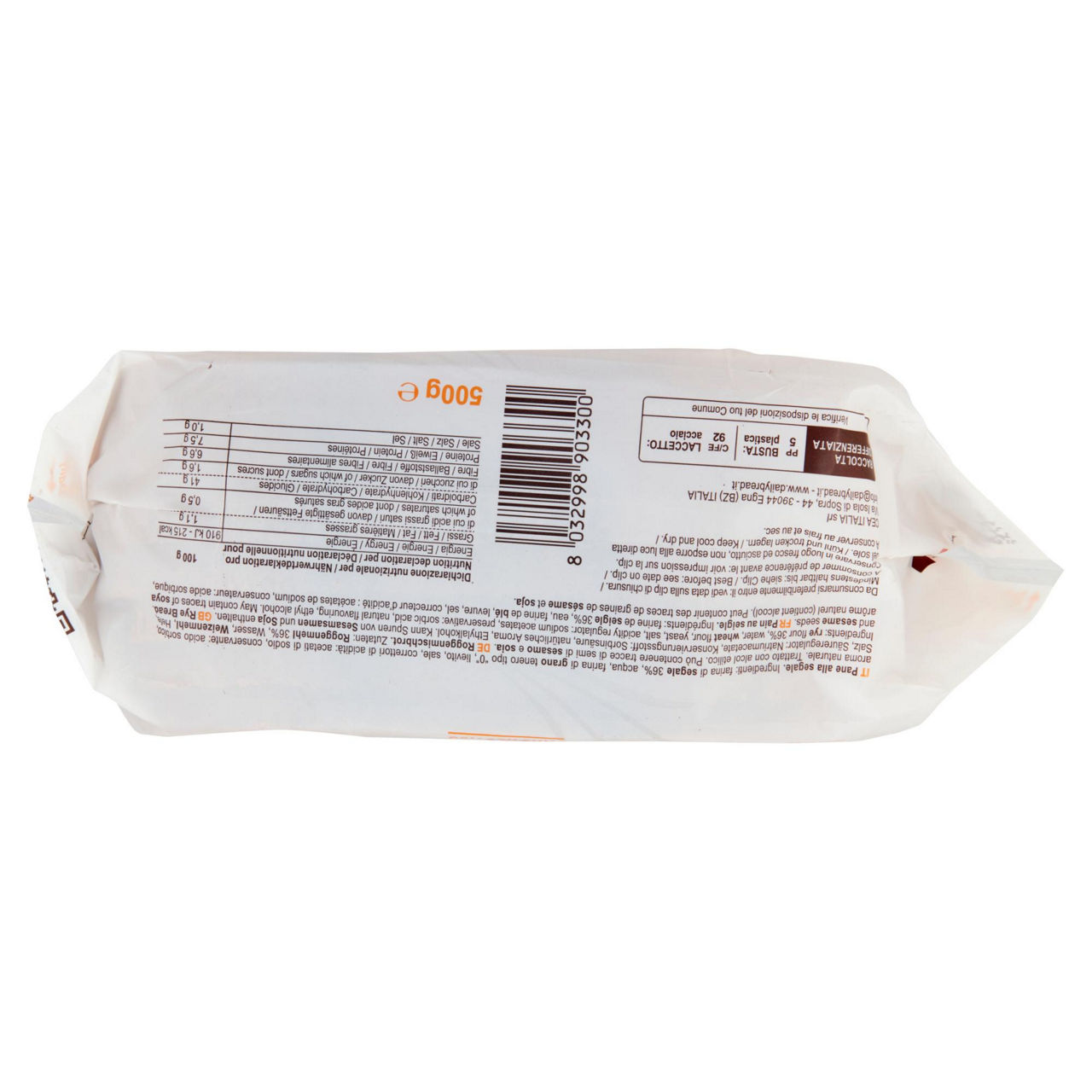 Pane alla segale affettato 500 gr - Immagine 11