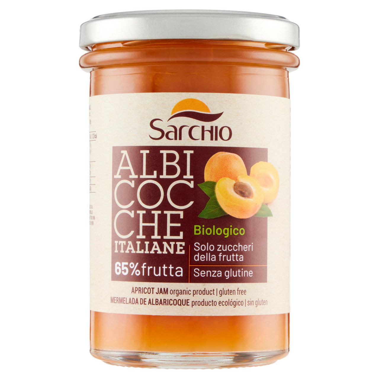 Composta di albicocche s/glutine biologica  sarchio gr.320