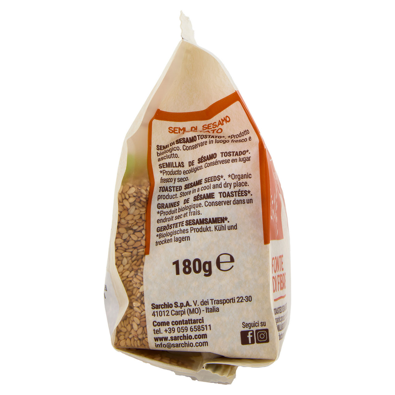 Semi di sesamo bio senza glutine 180 gr - Immagine 41